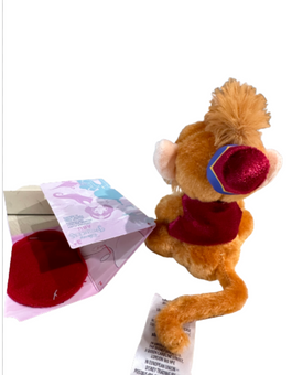 Disney Parks Aladdin Abu Magnetic Shoulder Plush New with Tag