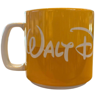 Disney Parks Walt Disney World Logo Mania Yellow Coffee Mug New With Tag