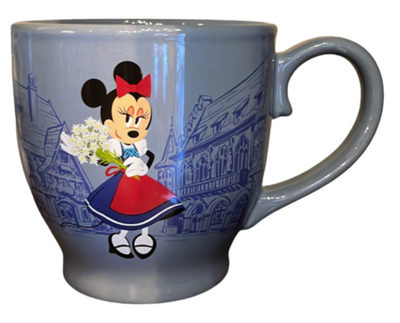Disney Parks Epcot Germany Minnie Mouse Ceramic Coffee Mug New With Tag