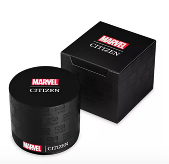 Disney Parks Black Panther Super Titanium Eco-Drive Watch Citizen New with Box