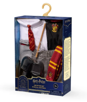 Harry Potter Gryffindor School Uniform with Wand 18in Dolls Toy New With Tag