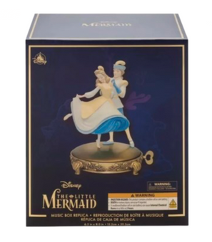 Disney Parks 2024 The Little Mermaid D23 Ariel Music Box Figurine New with Box