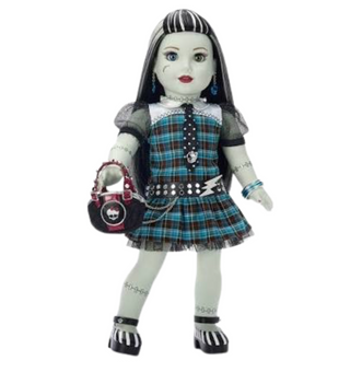 American Girl Monster High Frankie Stein Limited Doll 18 inch New with Box