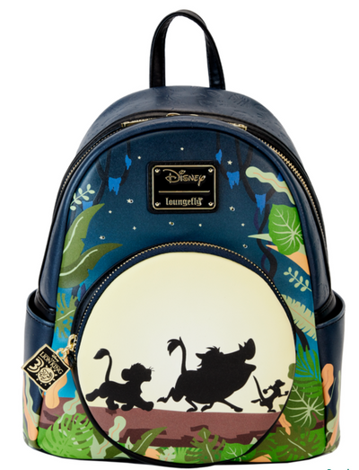 Disney Parks Lion King 30th Hakuna Matata Silhouette Mini Backpack New With Tag
