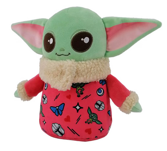 Star Wars The Mandalorian Grogu Valentine's Day Sweetheart Plush New with Tag