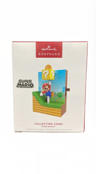 Hallmark 2024 Keepsake Nintendo Super Mario Collecting Coins Christmas Ornament