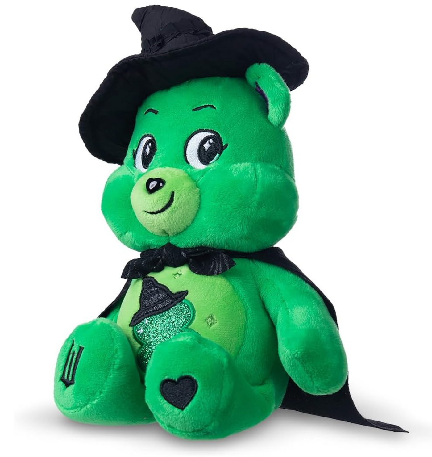 Care Bears x Wicked Fun Size Plush Good Luck Bear as Elphaba New