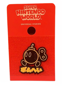 Universal Studios SUPER NINTENDO WORLD Mario Kart Bob-omb Pin New With Card