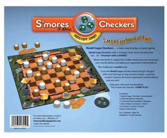 Disney Parks Madd CAPP: S’Mores & More Checkers Board Game New With Tag