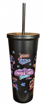 Universal Studios Retro Marquee 35th Anniversary Tumbler With Straw New With Tag