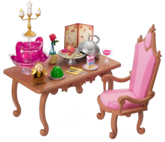 American Girl Disney Belle Castle Dining Set & Friends for 18inch Doll New w Box