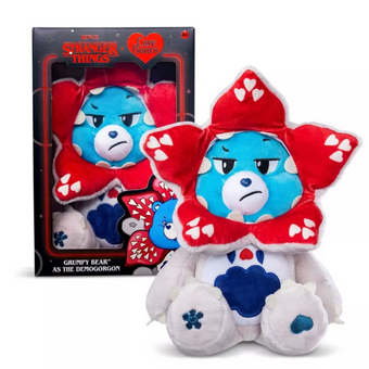 Care Bears Stranger Things Plush Grumpy as Demogorgon Toy New With Tag