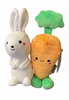 Hallmark Better Together Bunny and Carrot Magnetic Plush New With Tag