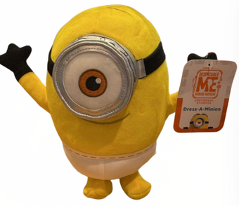 Universal Studios Despicable Me 4 Dress - a - Minion Plush Toy New with Tags