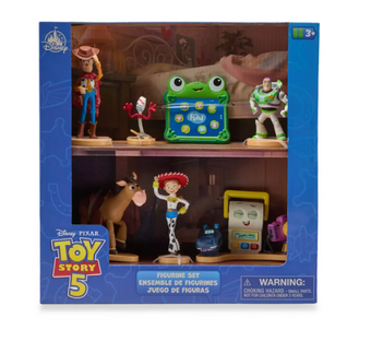 Disney Parks Toy Story 5 Figure Set Woody Jessie Forky Buzz New With Tag