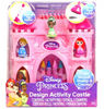 Disney Princess Castle Design Set with Stickers Crayons Stampers New