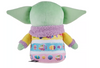 Star Wars The Mandalorian Grogu with Sweater with Easter Egg Print Plush New