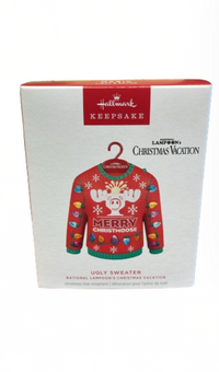 Hallmark 2024 Keepsake National Lampoon Ugly Sweater Christmas Ornament New Box