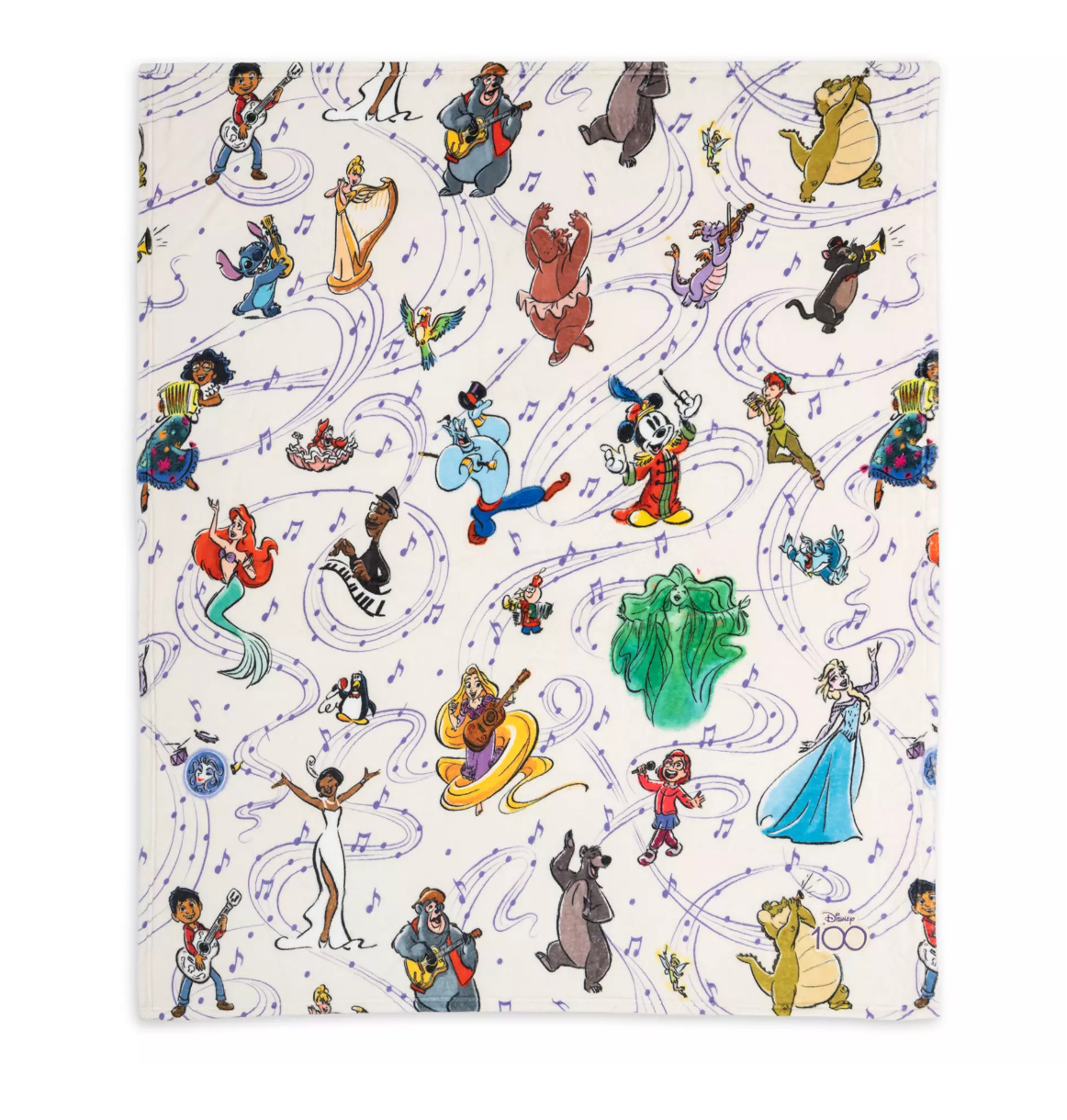 Disney 100 Anniversary Special Moments Mickey and Friends Fleece Throw New Tag