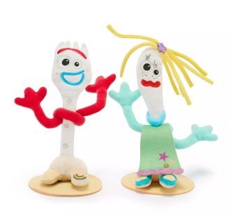 Disney Parks Forky Karen Beverly Magnetic Shoulder Plush Set Toy Story 5 New