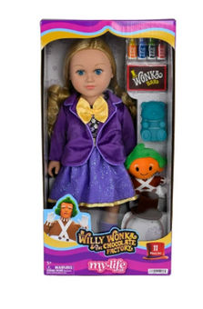 My Life As Willy Wonka Posable 18in Doll, Medium Blonde Hair, Blue Eyes New Box