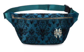 Disney Parks The Haunted Mansion Blue Belt Bag New With Tag