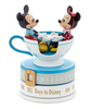 Hallmark Disney World 50th Mickey Minnie Teacup Perpetual Calendar New With Box