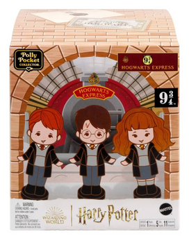 Polly Pocket Collector Playset, Harry Potter Compact with 5 Dolls New with Tags