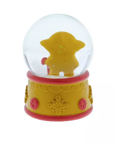 Disney 100 Retro Reimagined Holiday Star Wars Yoda Gingerbread Snow Globe New