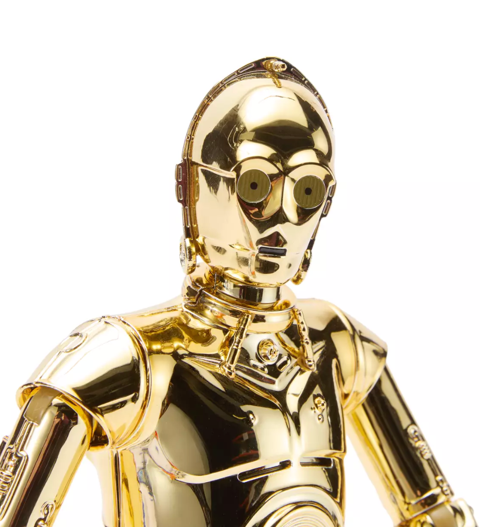 Disney Parks R2-D2 C-3PO C1-10P Talking Action Figure Set Star Wars Power Force