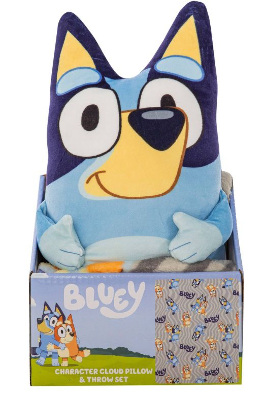 Disney Bluey Touch Throw Blanket and HD Hugger New with Tag