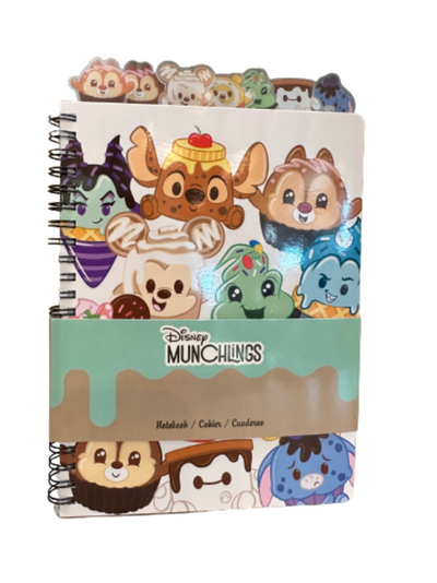 Disney Parks Munchlings Mickey and Friends Notebook New