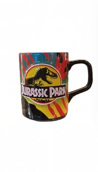 Universal Studios Jurassic Park Logo Colors Ceramic Coffee Mug New