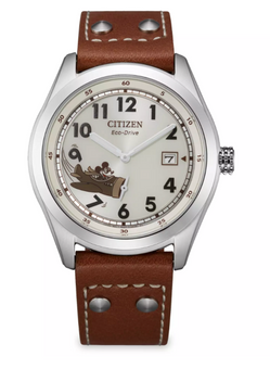 Disney Parks Mickey Mouse Aviator Eco-Drive Watch Citizen New with Box
