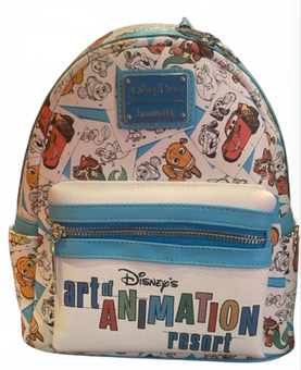 Disney Parks Art of Animation Resort Loungefly Mini Backpack New With Tag
