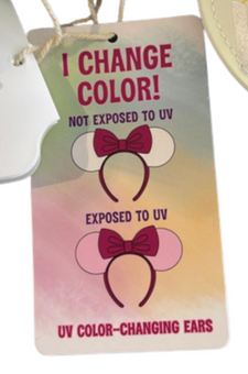 Disney Incredibles Contemporary Resort Changing Color Ear Headband New with tags