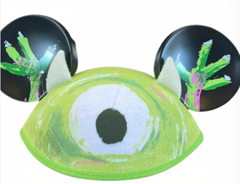 Disney Parks Magic Kingdom Monsters Inc Mike Wazowski Mickey Ear Hat New W Tag