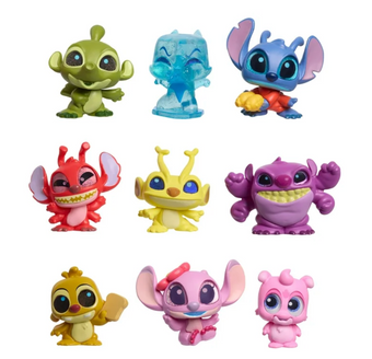 Disney Doorables Stitch Experiments Collection Peek Toy 9 Pieces New