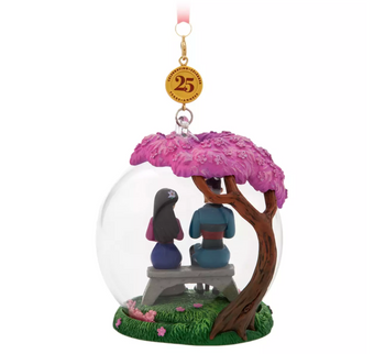 Disney 25th Mulan Legacy Sketchbook Christmas Tree Ornament New with Tag