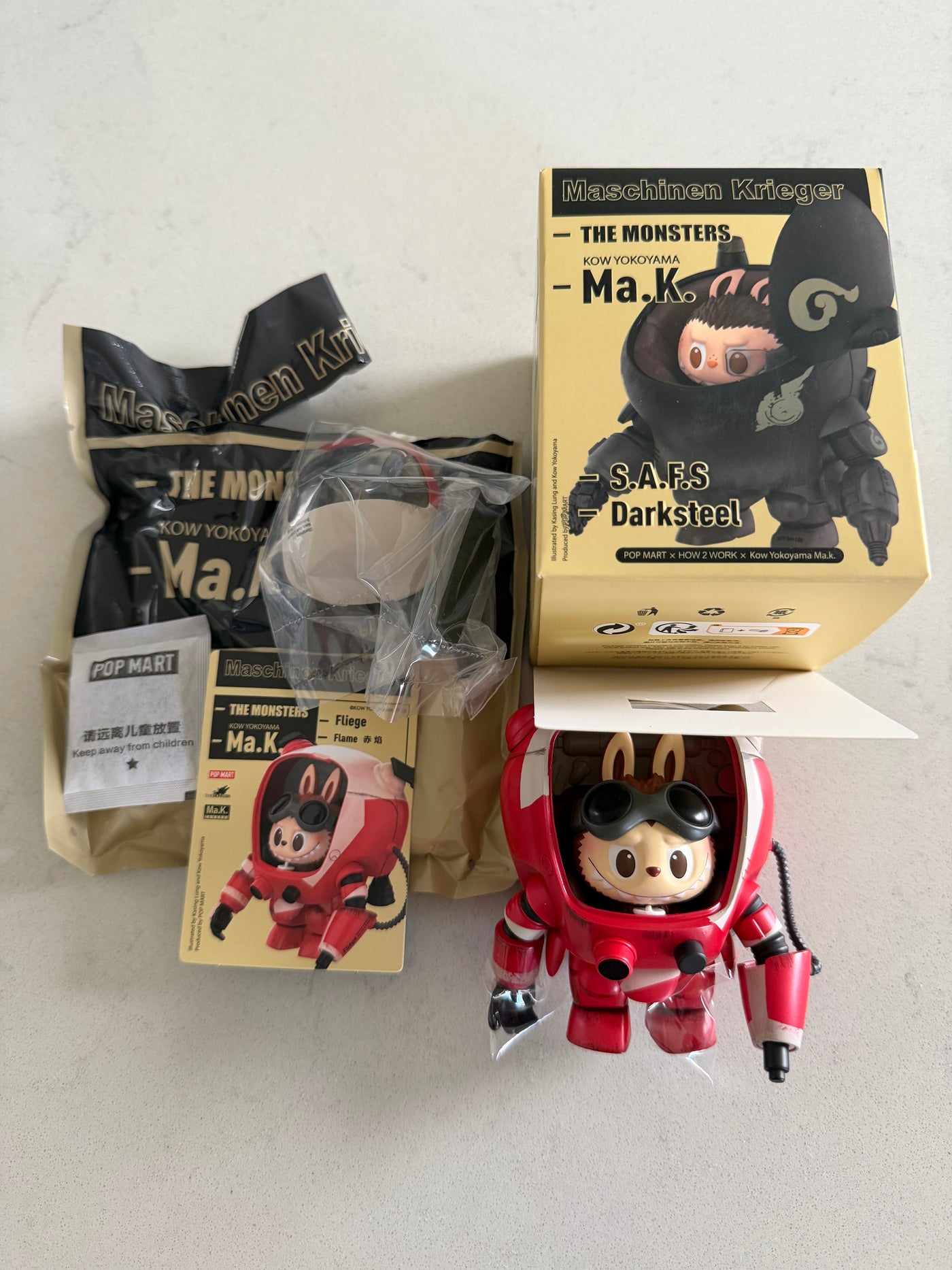 Pop Mart Labubu The Monsters x Kow Yokoyama Ma.k Flame New with Box USA SELLER