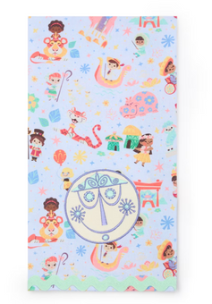 Disney It is a Small World Character Tea Towel New
