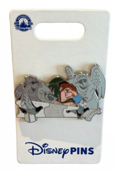 Disney Parks Notre Dame Quasimodo and his gargoyle friends Pin New With Card