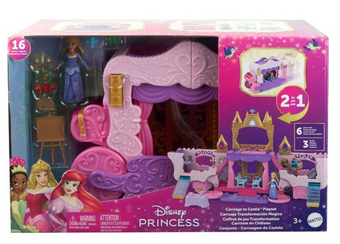 Disney Princess Carriage to Castle 2-in-1 Playset Toy New with Box