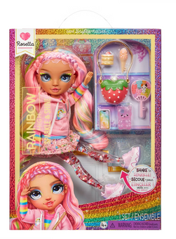 Rainbow High Sparkle and Shine Rosetta - Pink 11" Fashion Doll Toy New With Box
