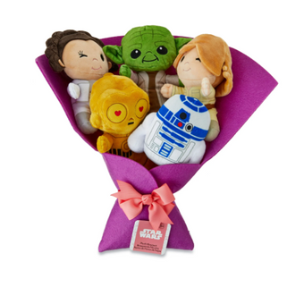 Disney Star Wars Large Plush Valentine’s Bouquet New With Tag