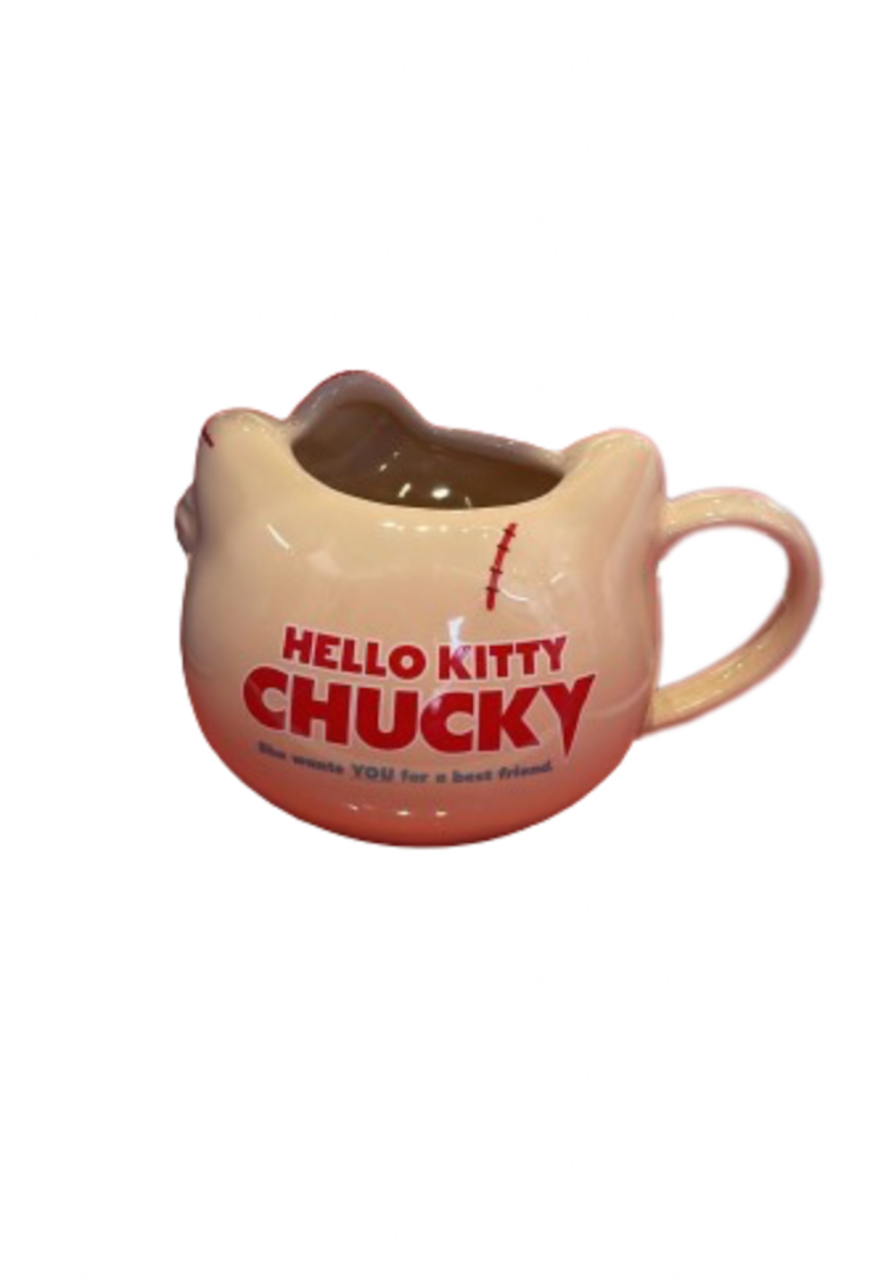 Universal Studios Halloween Horror Nights 2023 Hello Kitty as Chucky Mug New