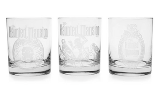 Disney Parks The Haunted Mansion Glass Set by Arribas New with Box