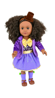 My Life As Willy Wonka Posable 18in Doll, Brunette Hair, Dark Brown Eyes New Box