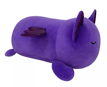 Squishmallows 8" Blas Purple Bat Weighted Sleepamallows Stuffed Animal Toy New