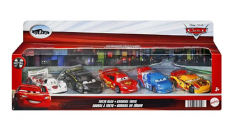 Disney Parks Pixar Cars 3 Tokyo Race Lightning McQueen Diecast Set New With Tag